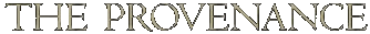 The Provenance
