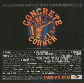 Concrete Corner - August Sampler 2005