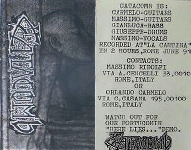 Rehearsal Tape (demo) (as Catacomb)